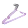 A simple and elegant Nordic-style bright purple hanger for home use, with a load-bearing, anti-slip and multi-functional design Item Picture